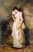 Hamilton Hamiltyon Woman with a Fan USA oil painting reproduction